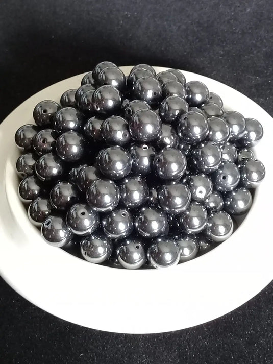 Hématite d’Australie perle Grade A++++ Prix perle à l’unité Diamètre 8mm Hématite d’Australie perles 8mm