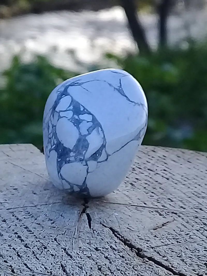 Load image into Gallery viewer, Howlite pierre roulée Grade A ++++ Howlite pierre roulée
