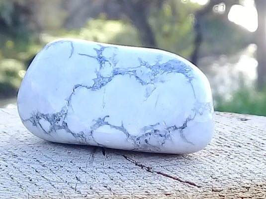 Howlite pierre roulée Grade A ++++ Howlite pierre roulée