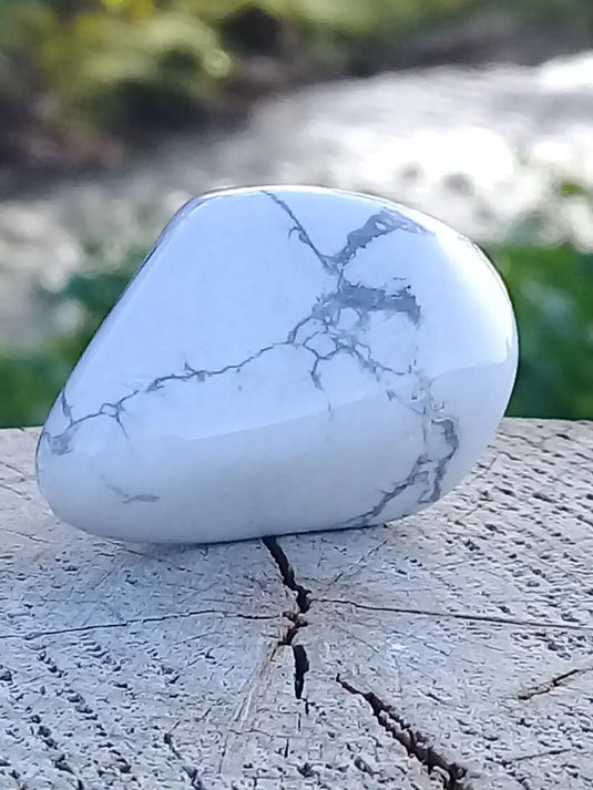 Howlite pierre roulée Grade A ++++ Howlite pierre roulée