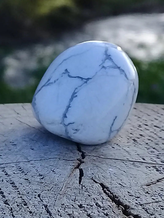 Howlite pierre roulée Grade A ++++ Howlite pierre roulée