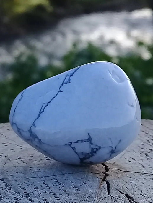 Howlite pierre roulée Grade A ++++ Howlite pierre roulée