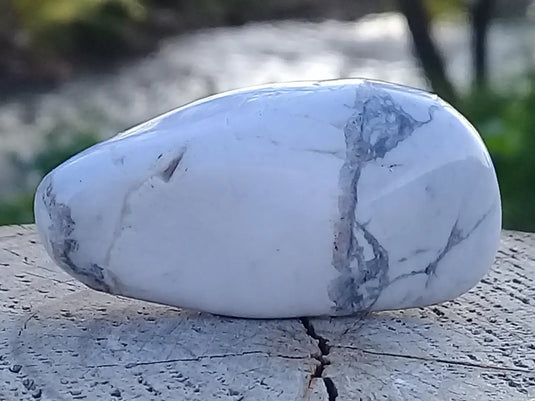 Howlite pierre roulée Grade A ++++ Howlite pierre roulée