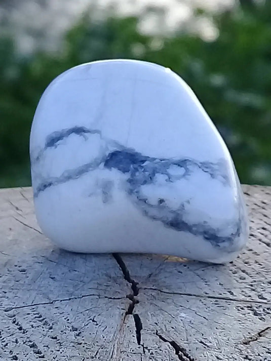 Howlite pierre roulée Grade A ++++ Howlite pierre roulée