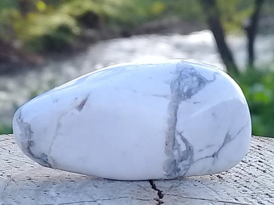 Howlite pierre roulée Grade A ++++ Howlite pierre roulée