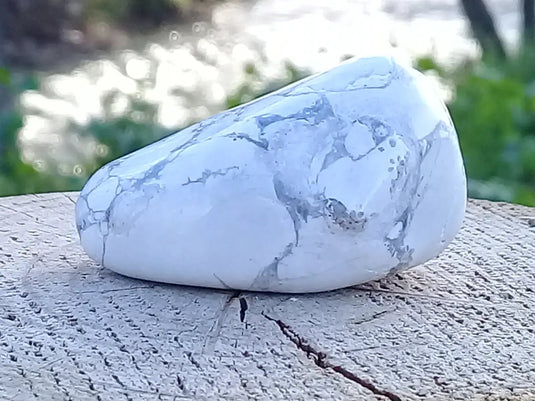 Howlite pierre roulée Grade A ++++ Howlite pierre roulée