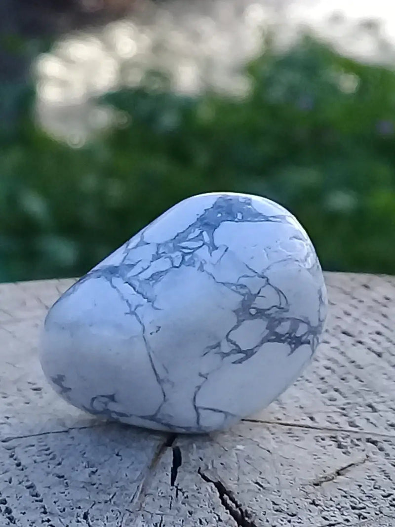 Load image into Gallery viewer, Howlite pierre roulée Grade A ++++ Howlite pierre roulée
