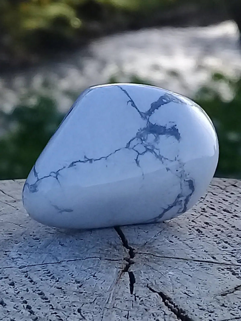 Load image into Gallery viewer, Howlite pierre roulée Grade A ++++ Howlite pierre roulée
