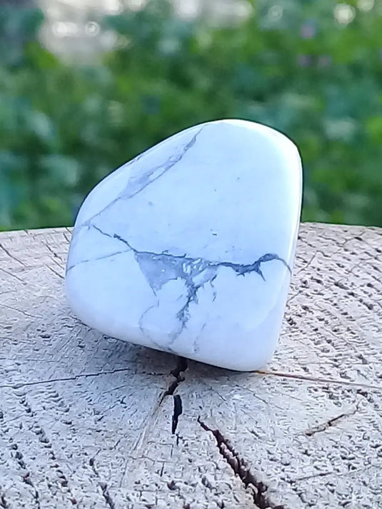 Howlite pierre roulée Grade A ++++ Howlite pierre roulée