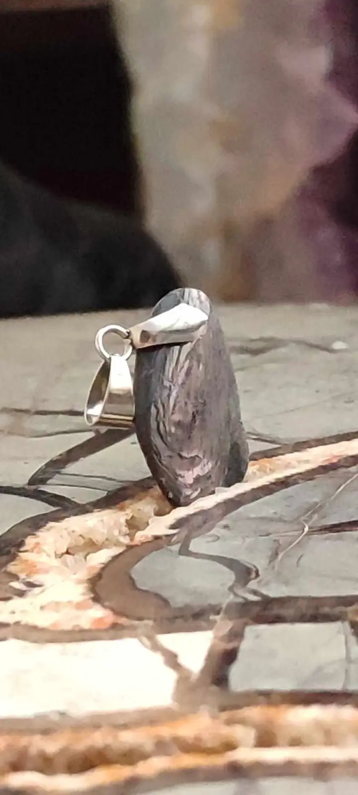 Load image into Gallery viewer, Hypersthène du Brésil pendentif Grade A++++ Hypersthène pendentif
