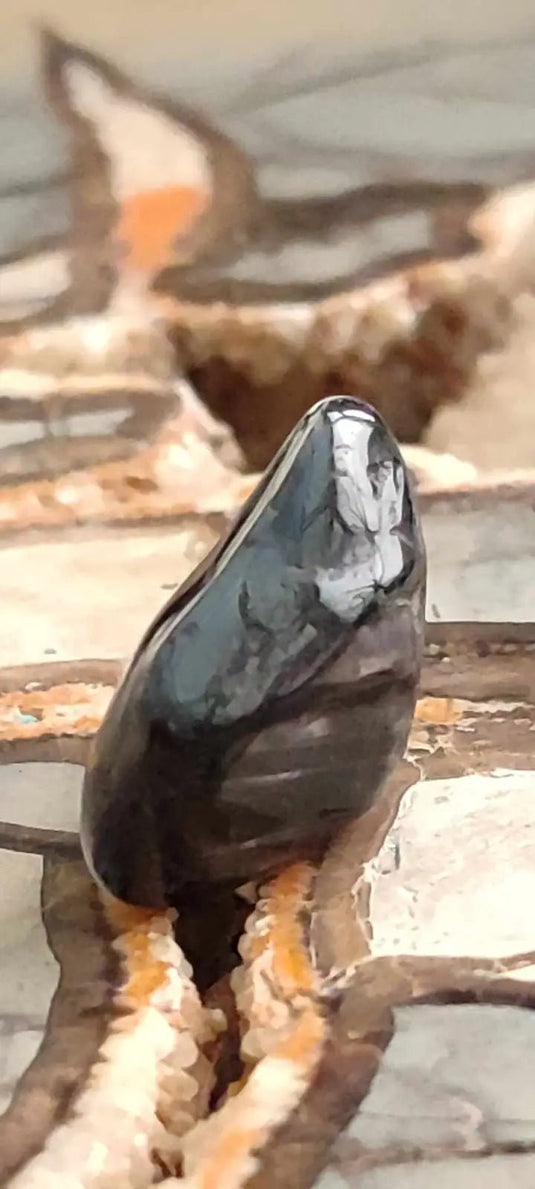 Hypersthène du Brésil pierre roulée Grade A++++ Hypersthène pierre roulée