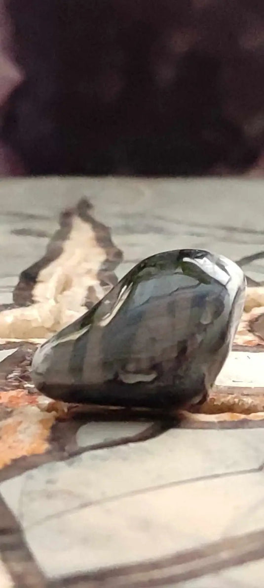 Hypersthène du Brésil pierre roulée Grade A++++ Hypersthène pierre roulée