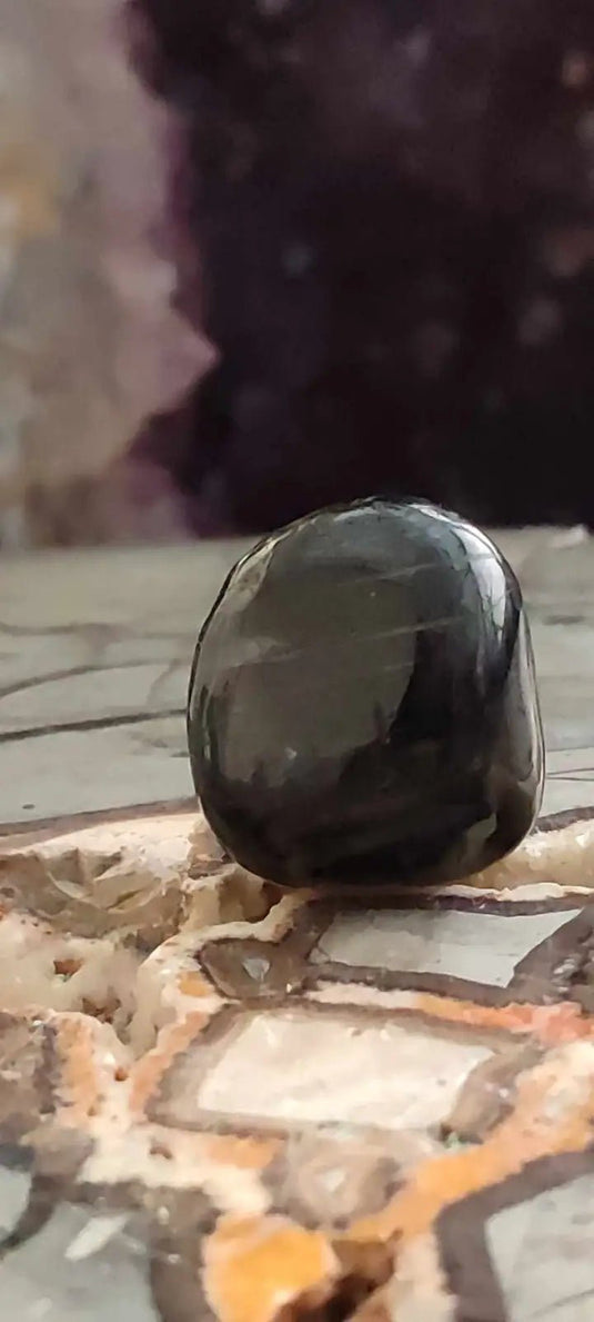 Hypersthène du Brésil pierre roulée Grade A++++ Hypersthène pierre roulée