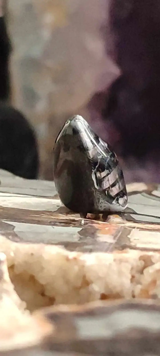 Hypersthène du Brésil pierre roulée Grade A++++ Hypersthène pierre roulée