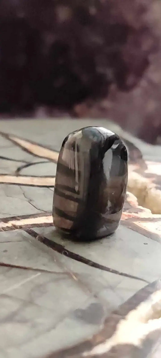 Hypersthène du Brésil pierre roulée Grade A++++ Hypersthène pierre roulée