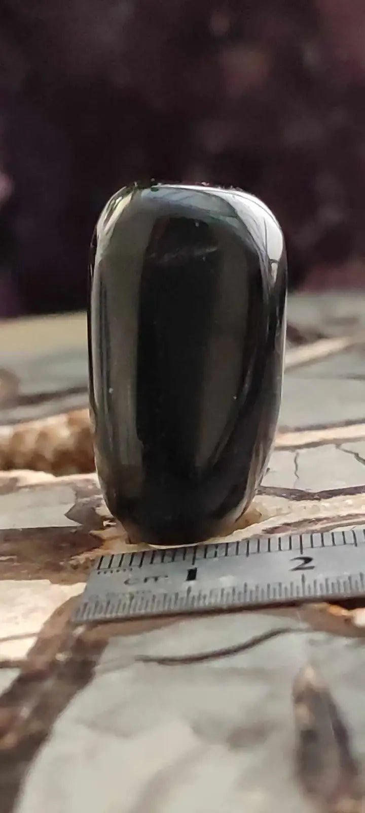 Chargez l&#39;image dans la visionneuse de la galerie, Hypersthène du Brésil pierre roulée Grade A++++ Hypersthène pierre roulée
