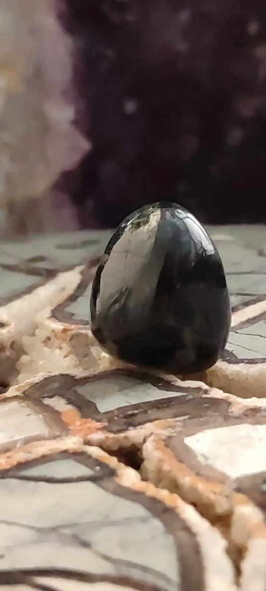 Hypersthène du Brésil pierre roulée Grade A++++ Hypersthène pierre roulée