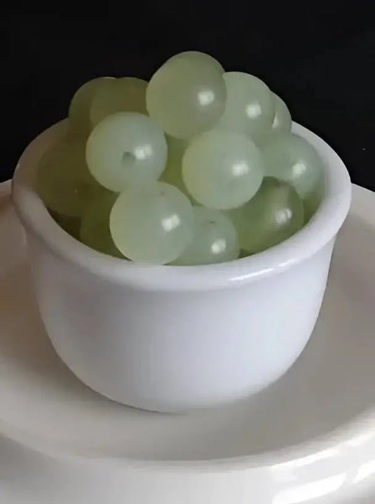 Jade de Chine véritable perle Grade A++++ Prix perle à l’unité Jade de Chine perles 8mm