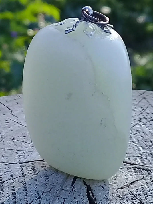 Jade Serpentine pendentif Grade A++++ Fourni avec son cordon Jade Serpentine pendentif