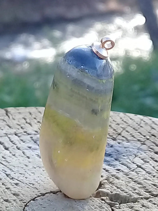 Jaspe Bourdon ou Jaspe Bumble-Bee pendentif Grade A+++ Rare Fourni avec cordon Jaspe Bourdon ou Jaspe Bumble-Bee pendentif