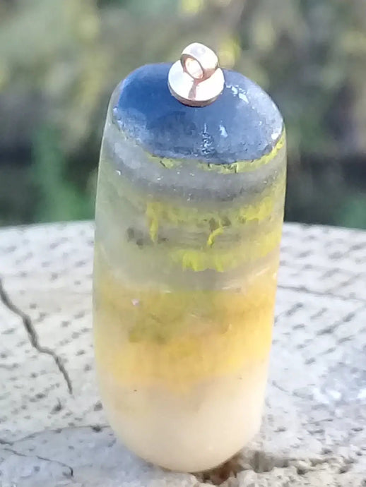 Jaspe Bourdon ou Jaspe Bumble-Bee pendentif Grade A+++ Rare Fourni avec cordon Jaspe Bourdon ou Jaspe Bumble-Bee pendentif