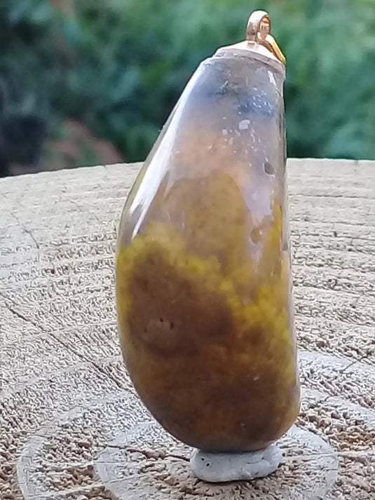 Jaspe Bourdon ou Jaspe Bumble-Bee pendentif Grade A+++ Rare Fourni avec cordon Jaspe Bourdon ou Jaspe Bumble-Bee pendentif