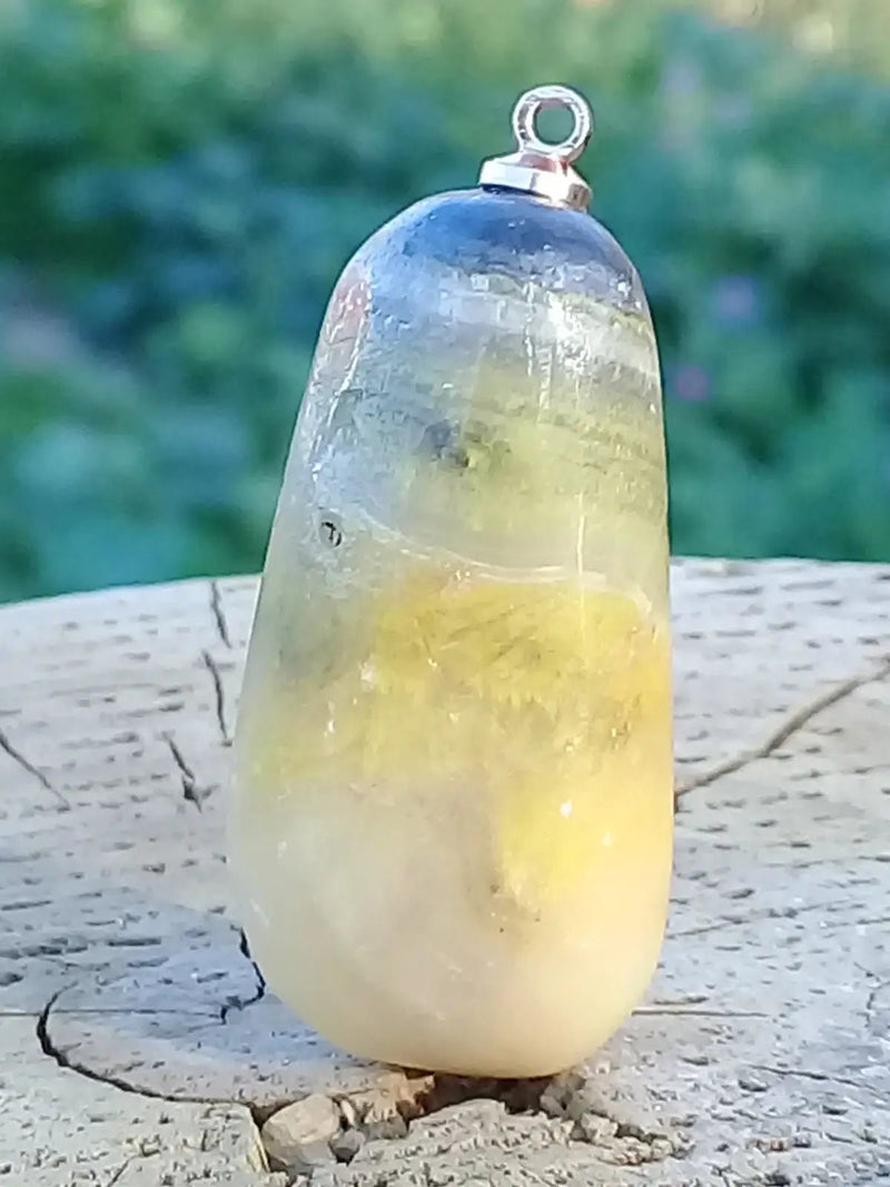 Chargez l&#39;image dans la visionneuse de la galerie, Jaspe Bourdon ou Jaspe Bumble-Bee pendentif Grade A+++ Rare Fourni avec cordon Jaspe Bourdon ou Jaspe Bumble-Bee pendentif
