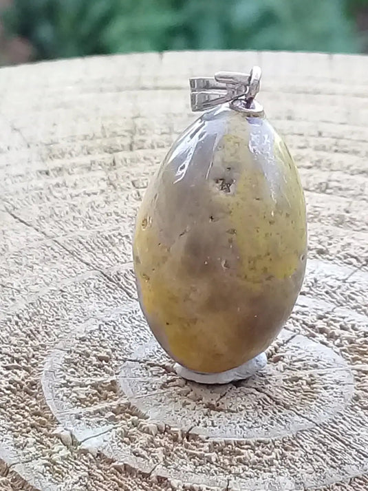 Jaspe Bourdon ou Jaspe Bumble-Bee pendentif Grade A+++ Rare Fourni avec cordon Jaspe Bourdon ou Jaspe Bumble-Bee pendentif