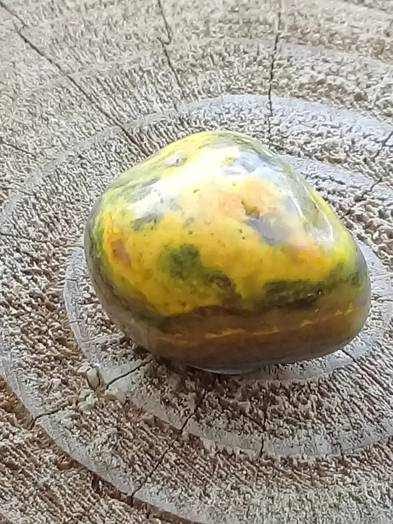 Chargez l&#39;image dans la visionneuse de la galerie, Jaspe Bourdon ou Jaspe Bumble-Bee pierre roulée Grade A+++ Jaspe Bourdon / Jaspe Bumble-Bee pierre roulée
