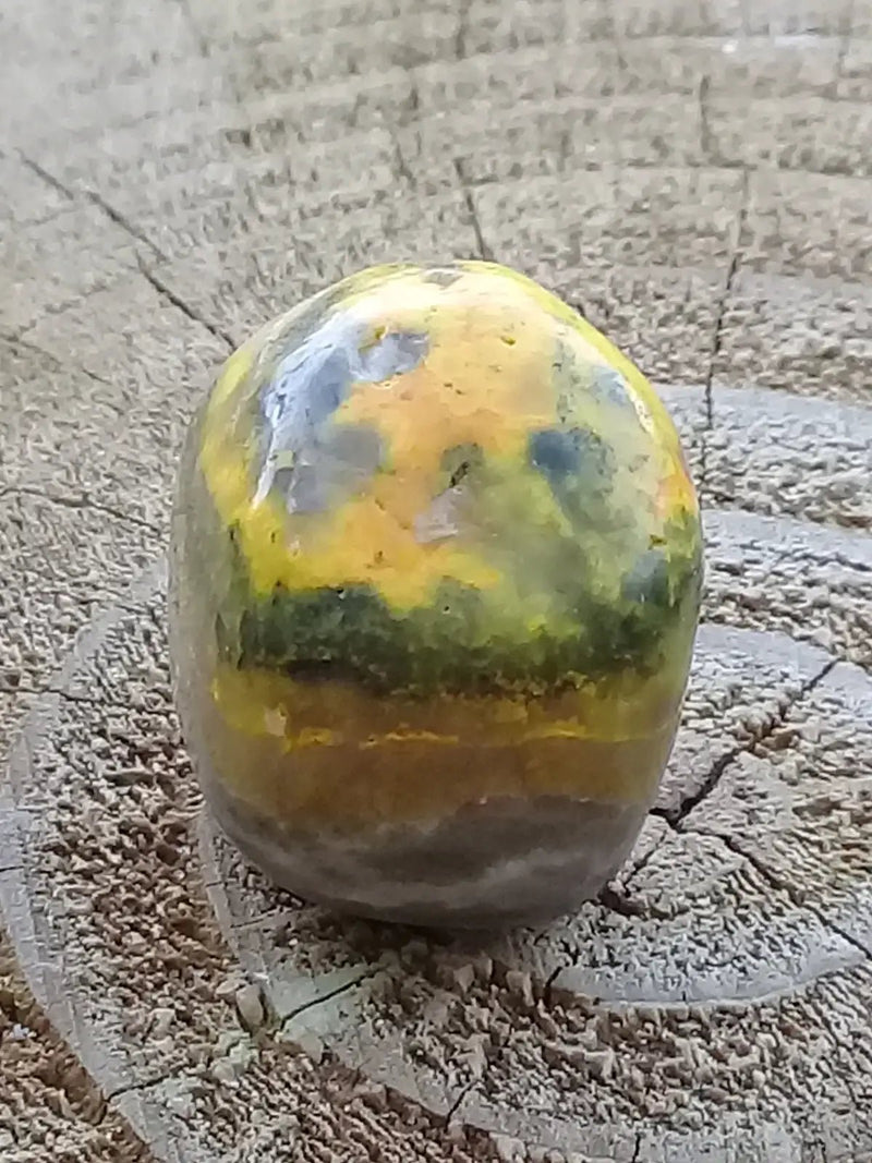 Chargez l&#39;image dans la visionneuse de la galerie, Jaspe Bourdon ou Jaspe Bumble-Bee pierre roulée Grade A+++ Jaspe Bourdon / Jaspe Bumble-Bee pierre roulée
