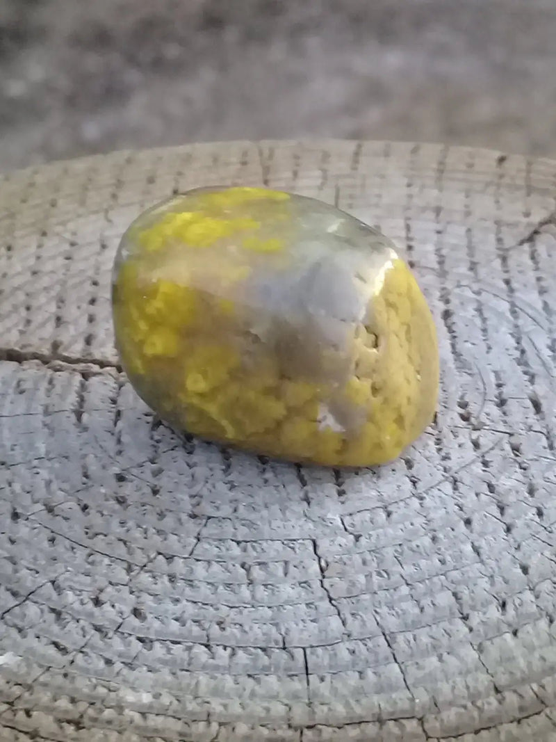 Chargez l&#39;image dans la visionneuse de la galerie, Jaspe Bourdon ou Jaspe Bumble-Bee pierre roulée Grade A +++ Rare Jaspe Bourdon / Jaspe Bumble-Bee
