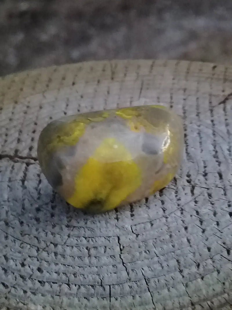 Chargez l&#39;image dans la visionneuse de la galerie, Jaspe Bourdon ou Jaspe Bumble-Bee pierre roulée Grade A +++ Rare Jaspe Bourdon / Jaspe Bumble-Bee
