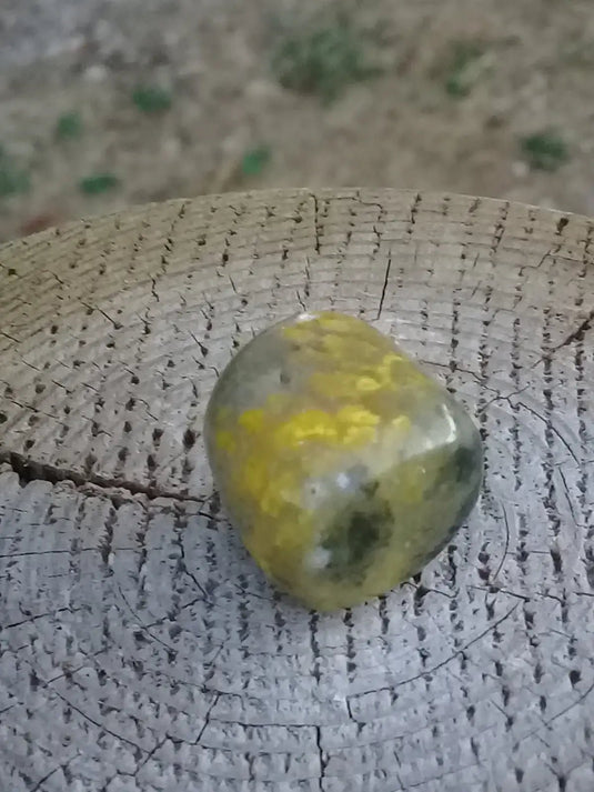 Jaspe Bourdon ou Jaspe Bumble-Bee pierre roulée Grade A +++ Rare Jaspe Bourdon / Jaspe Bumble-Bee