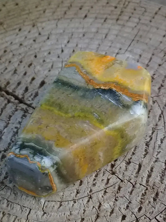 Jaspe Bourdon ou Jaspe Bumble-Bee pierre roulée Grade A++++ Rare Jaspe Bourdon / Jaspe Bumble-Bee