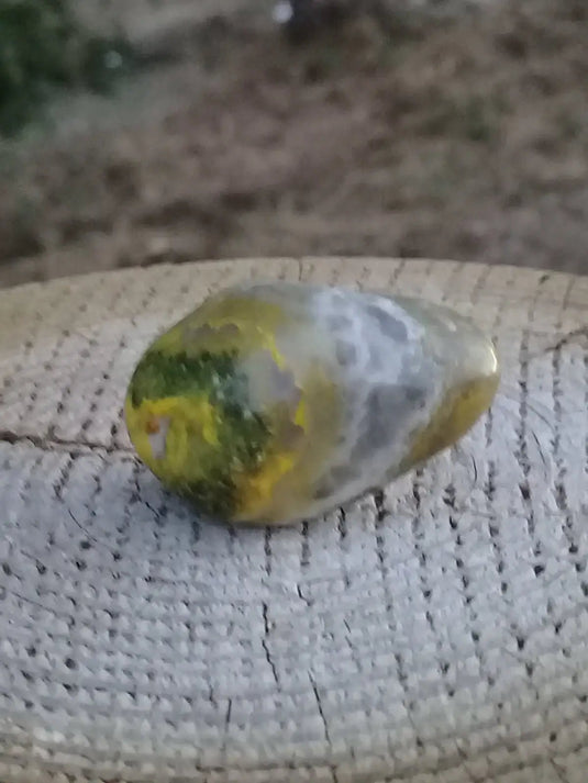 Jaspe Bourdon ou Jaspe Bumble-Bee pierre roulée Grade A +++ Rare Jaspe Bourdon / Jaspe Bumble-Bee