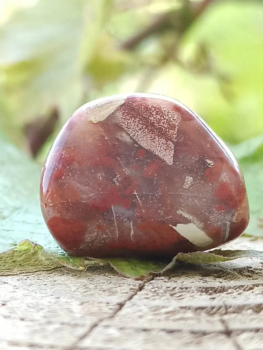 Jaspe Bréchia d’Australie pierre roulée Grade A++++ Jaspe Bréchia pierre roulée