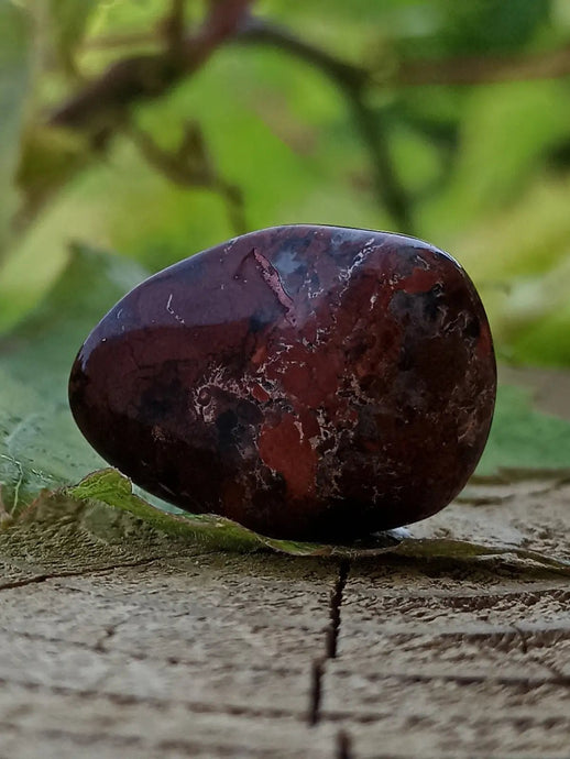 Jaspe Bréchia d’Australie pierre roulée Grade A++++ Jaspe Bréchia pierre roulée