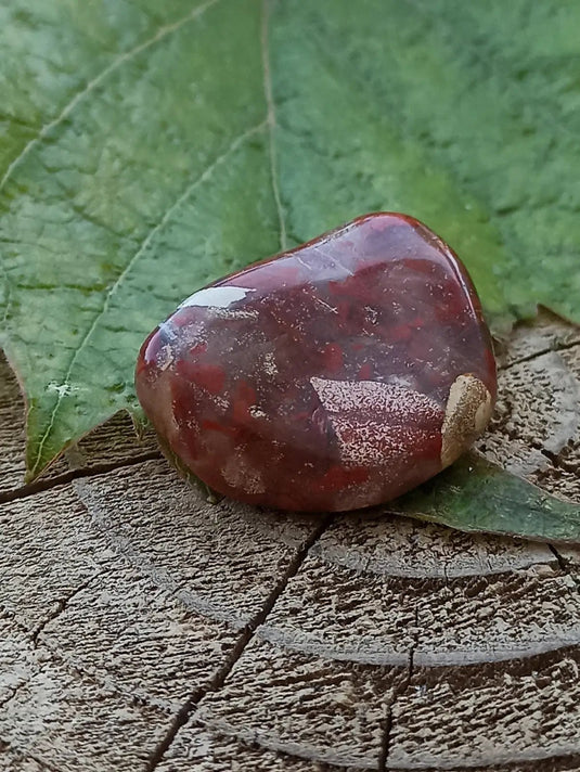 Jaspe Bréchia d’Australie pierre roulée Grade A++++ Jaspe Bréchia pierre roulée