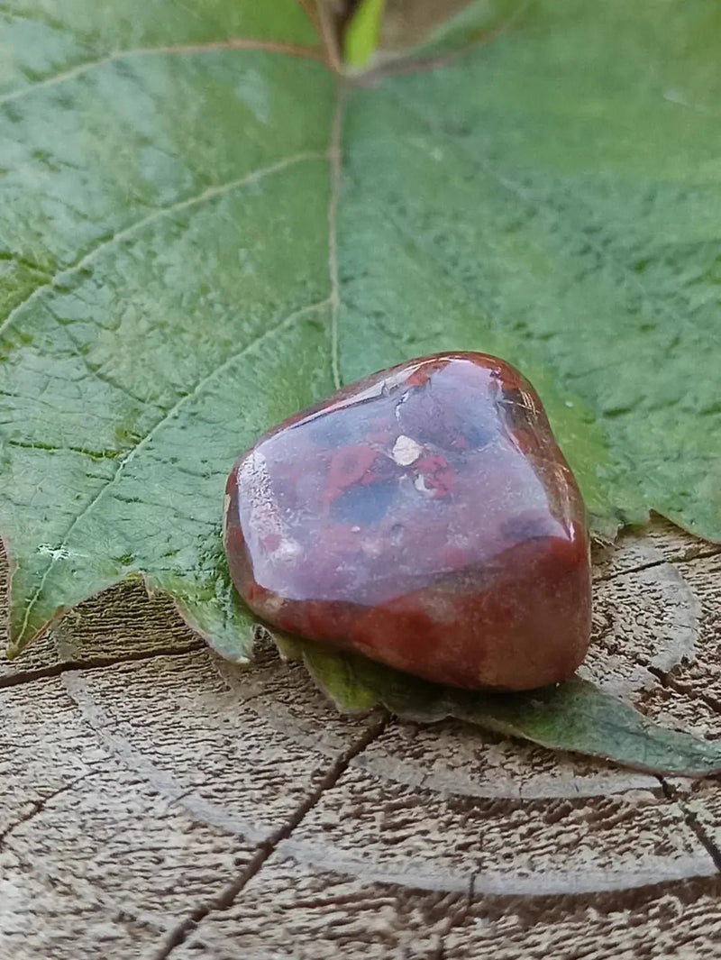 Chargez l&#39;image dans la visionneuse de la galerie, Jaspe Bréchia d’Australie pierre roulée Grade A++++ Jaspe Bréchia pierre roulée
