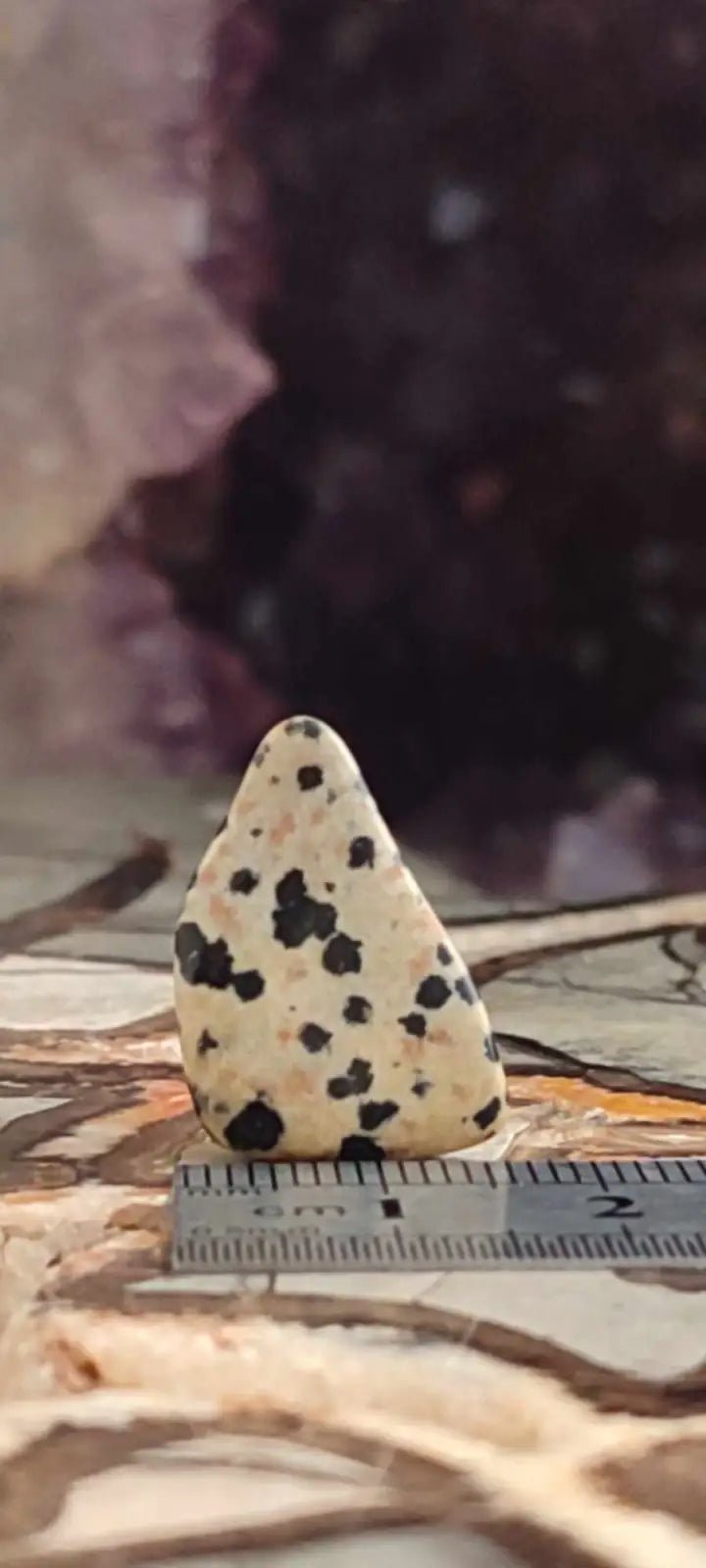 Load image into Gallery viewer, Jaspe dalmatien du Brésil pierre roulée Grade A++++ Jaspe dalmatien pierre roulée
