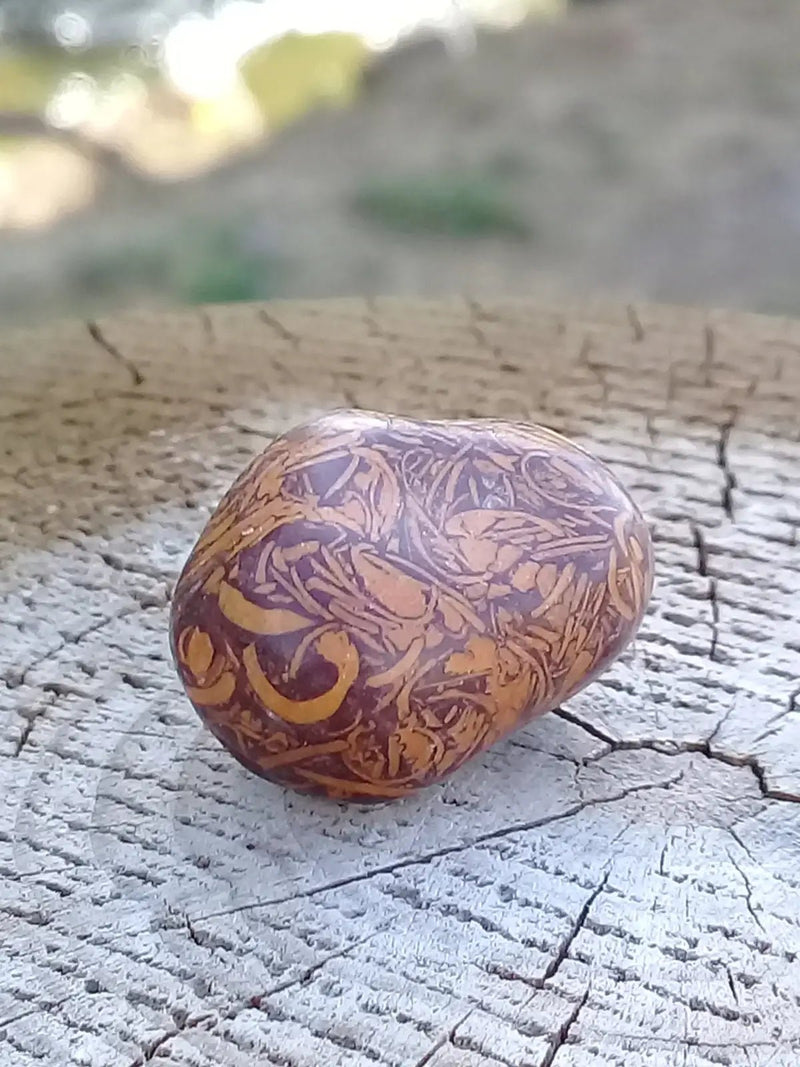 Load image into Gallery viewer, Jaspe Éléphant pierre roulée Grade A ++++ Jaspe Éléphant pierre roulée
