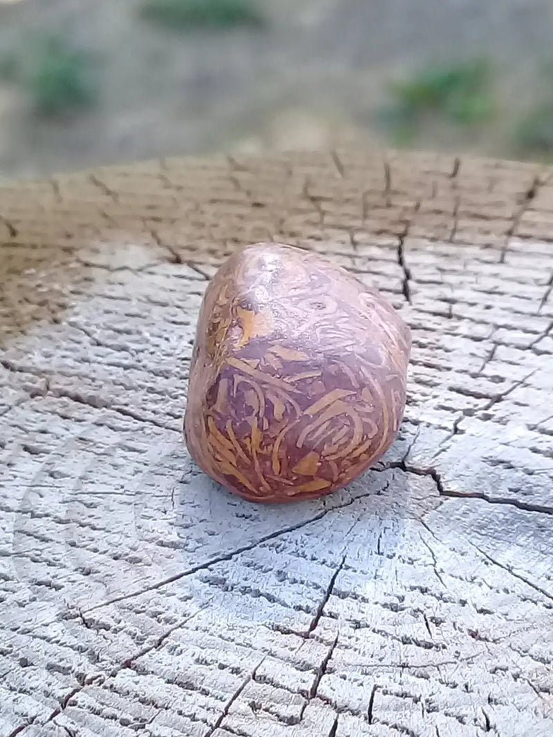 Chargez l&#39;image dans la visionneuse de la galerie, Jaspe Éléphant pierre roulée Grade A ++++ Jaspe Éléphant pierre roulée
