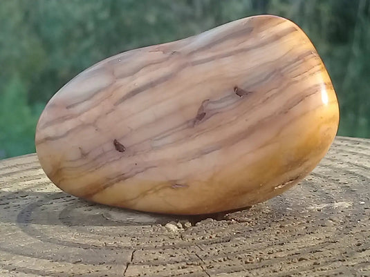 Jaspe Jaune pierre roulée Grade A ++++ Pierre roulée Jaspe jaune