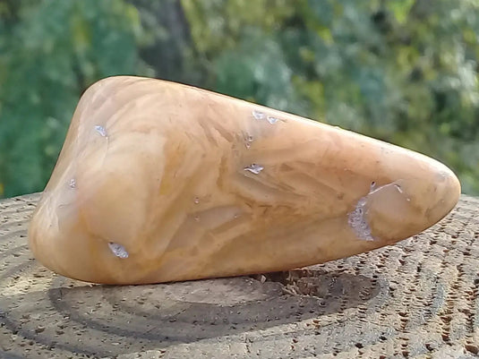 Jaspe Jaune pierre roulée Grade A ++++ Pierre roulée Jaspe jaune