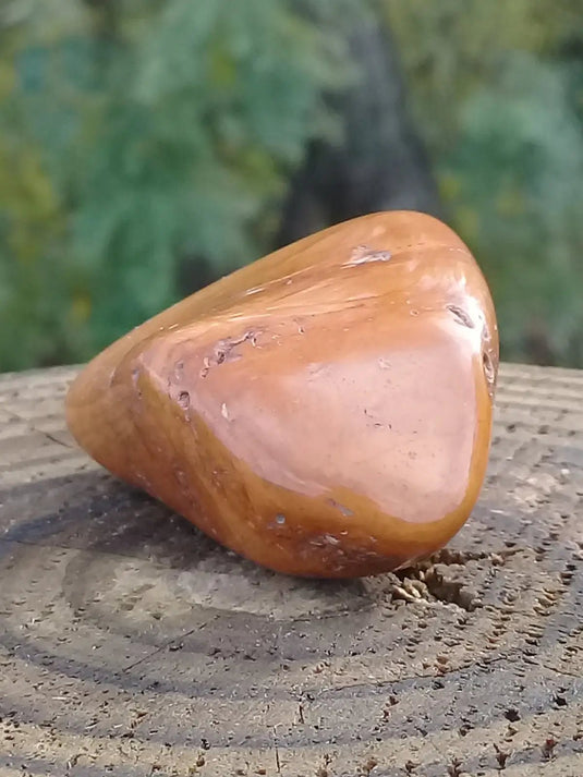 Jaspe Jaune pierre roulée Grade A ++++ Pierre roulée Jaspe jaune