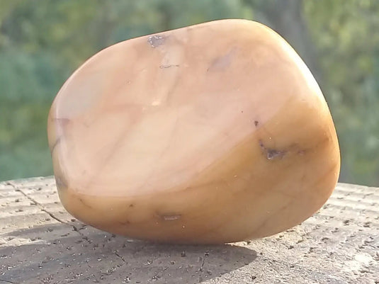 Jaspe Jaune pierre roulée Grade A ++++ Pierre roulée Jaspe jaune