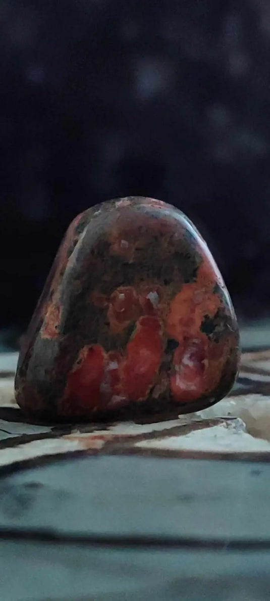 Jaspe léopard du Mexique pierre roulée Grade A++++ Jaspe léopard pierre roulée