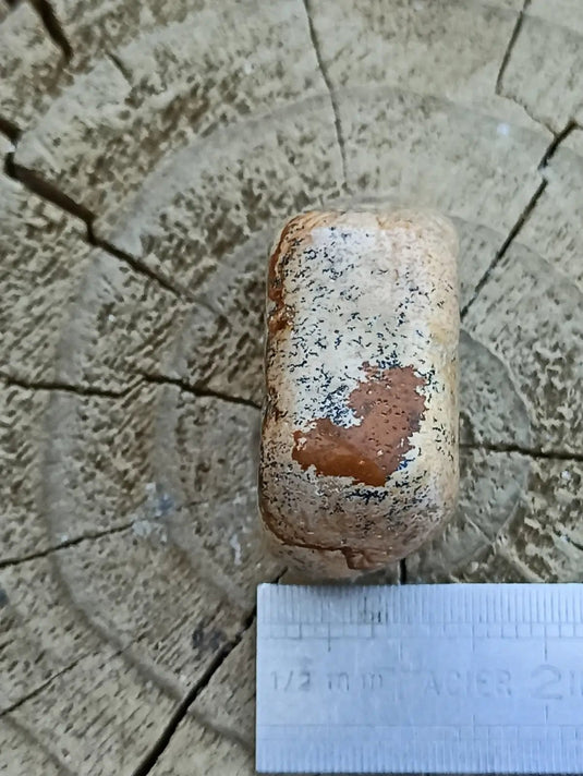 Jaspe paysage d’Uruguay pierre roulée Grade A++++ Jaspe paysage pierre roulée