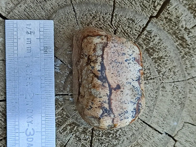 Load image into Gallery viewer, Jaspe paysage d’Uruguay pierre roulée Grade A++++ Jaspe paysage pierre roulée
