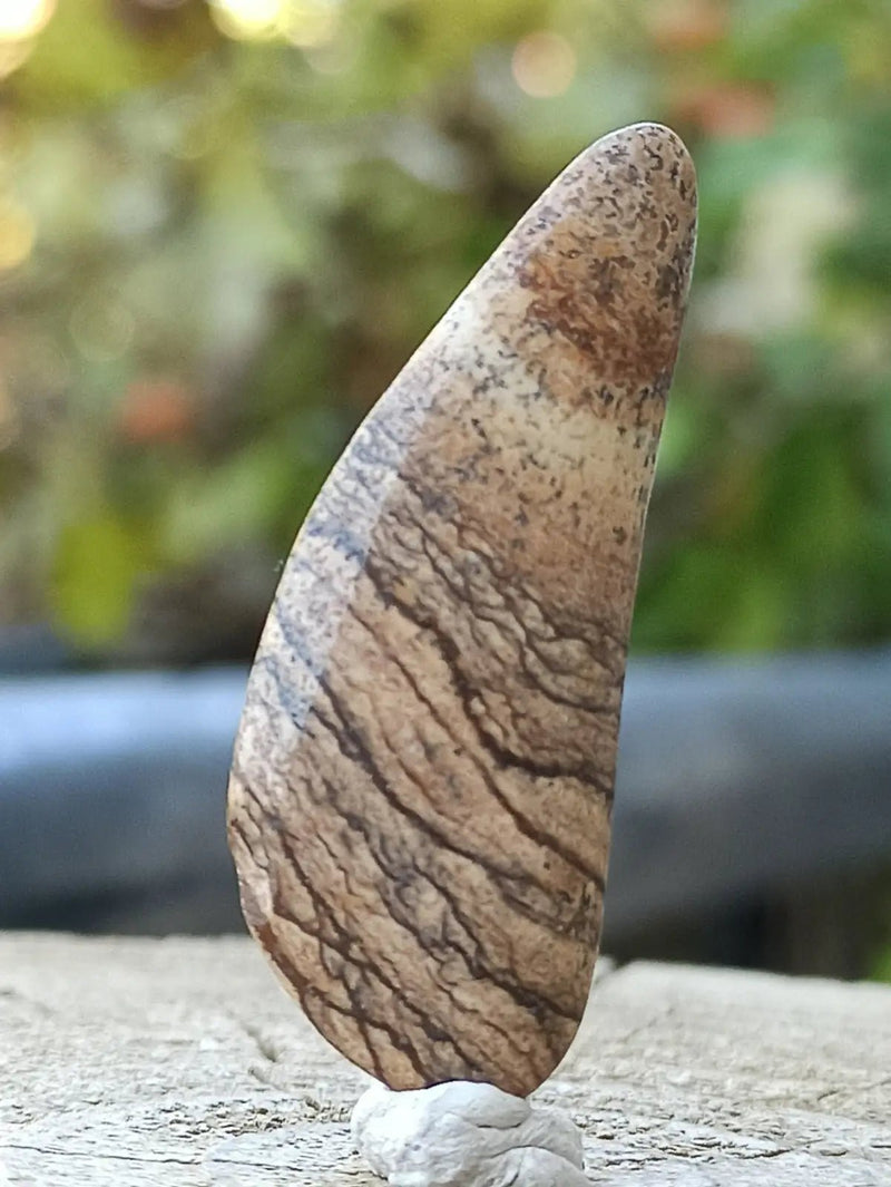 Chargez l&#39;image dans la visionneuse de la galerie, Jaspe paysage d’Uruguay pierre roulée Grade A++++ Jaspe paysage pierre roulée
